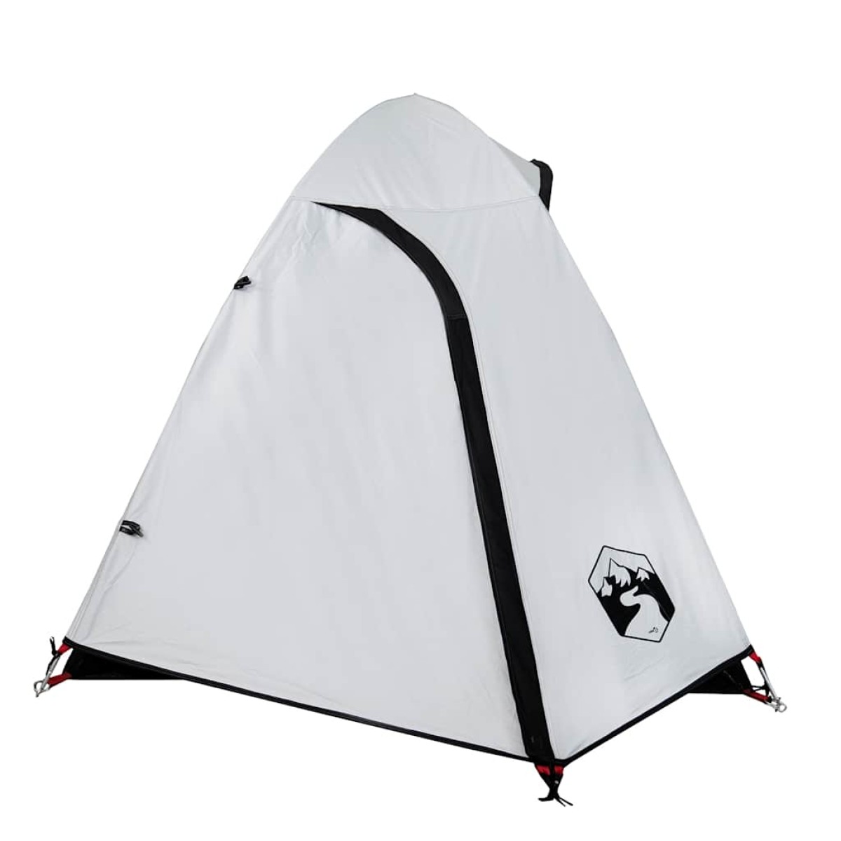vidaXL Σκηνή Κάμπινγκ 2 Ατόμων Λευκή 254x135x112 εκ. από Ταφτά 185T