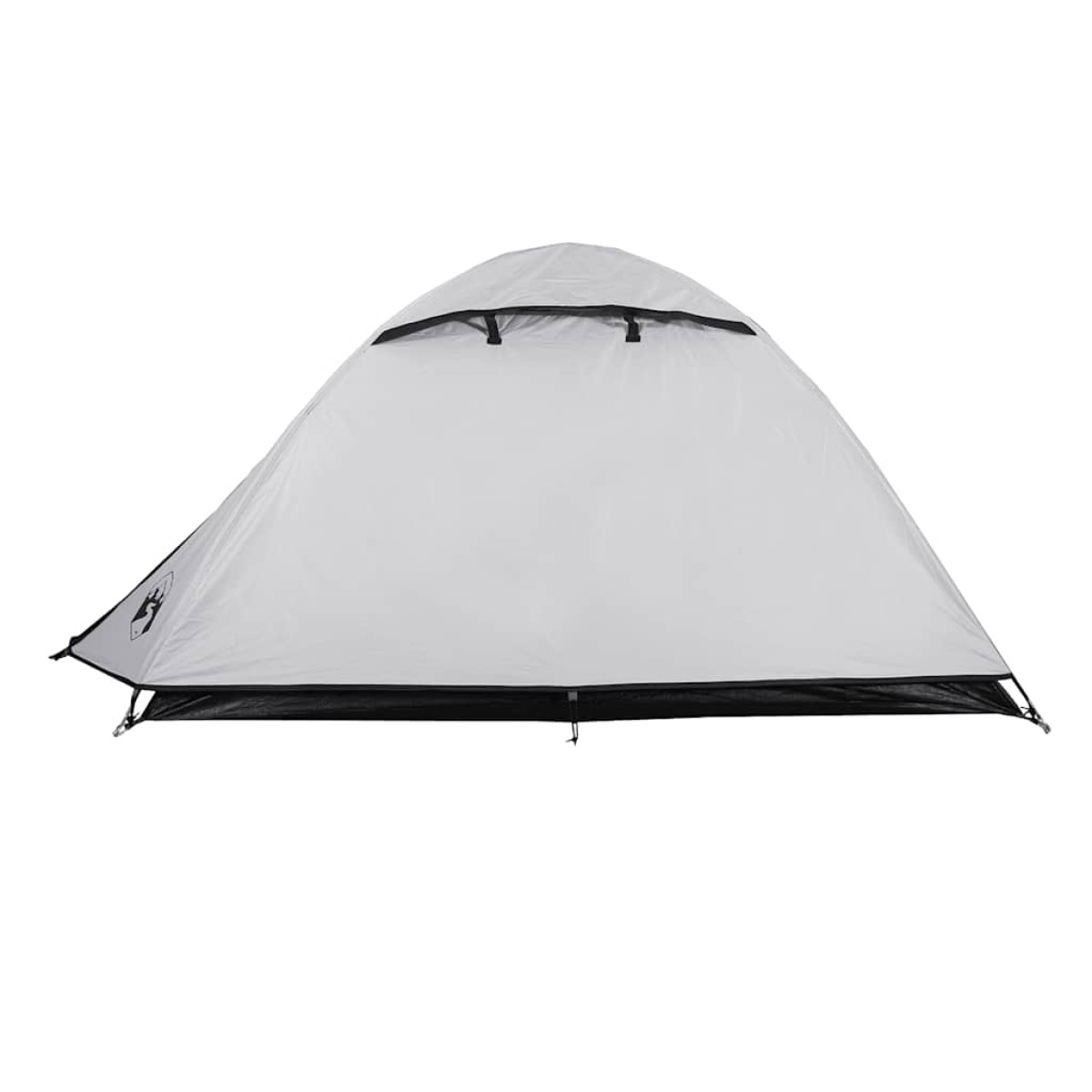 vidaXL Σκηνή Κάμπινγκ 2 Ατόμων Λευκή 254x135x112 εκ. από Ταφτά 185T