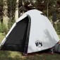 vidaXL Σκηνή Κάμπινγκ 2 Ατόμων Λευκή 254x135x112 εκ. από Ταφτά 185T
