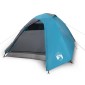 vidaXL Σκηνή Κάμπινγκ 2 Ατόμων Μπλε 264x210x125 εκ. από Ταφτά 185T