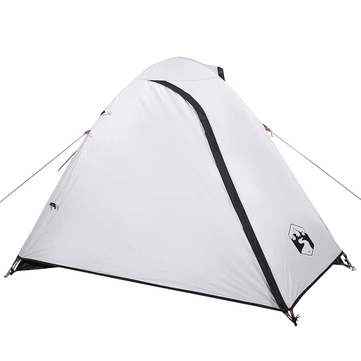 vidaXL Σκηνή Κάμπινγκ 2 Ατόμων Λευκή 264x210x125 εκ. από Ταφτά 185T