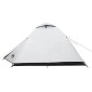 vidaXL Σκηνή Κάμπινγκ 2 Ατόμων Λευκή 264x210x125 εκ. από Ταφτά 185T