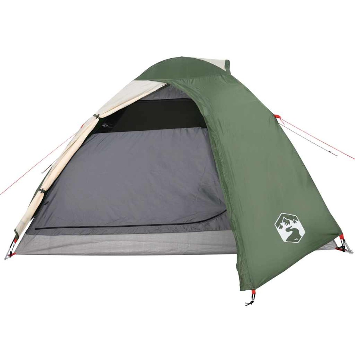 vidaXL Σκηνή Κάμπινγκ 4 Ατόμων Πράσινη 267x272x145 εκ. από Ταφτά 185T