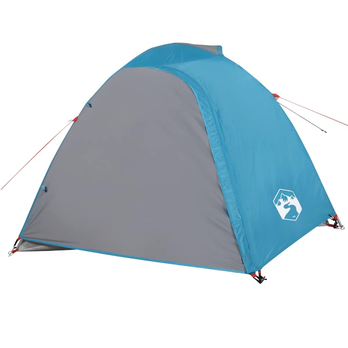 vidaXL Σκηνή Κάμπινγκ 4 Ατόμων Μπλε 267x272x145 εκ. από Ταφτά 185T