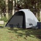 vidaXL Σκηνή Κάμπινγκ 4 Ατόμων Λευκή 267x272x145 εκ. από Ταφτά 185T