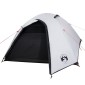 vidaXL Σκηνή Κάμπινγκ 4 Ατόμων Λευκή 267x272x145 εκ. από Ταφτά 185T