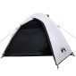 vidaXL Σκηνή Κάμπινγκ 4 Ατόμων Λευκή 267x272x145 εκ. από Ταφτά 185T