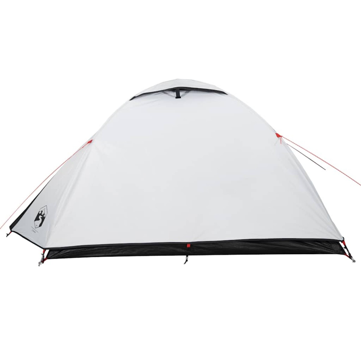 vidaXL Σκηνή Κάμπινγκ 4 Ατόμων Λευκή 267x272x145 εκ. από Ταφτά 185T