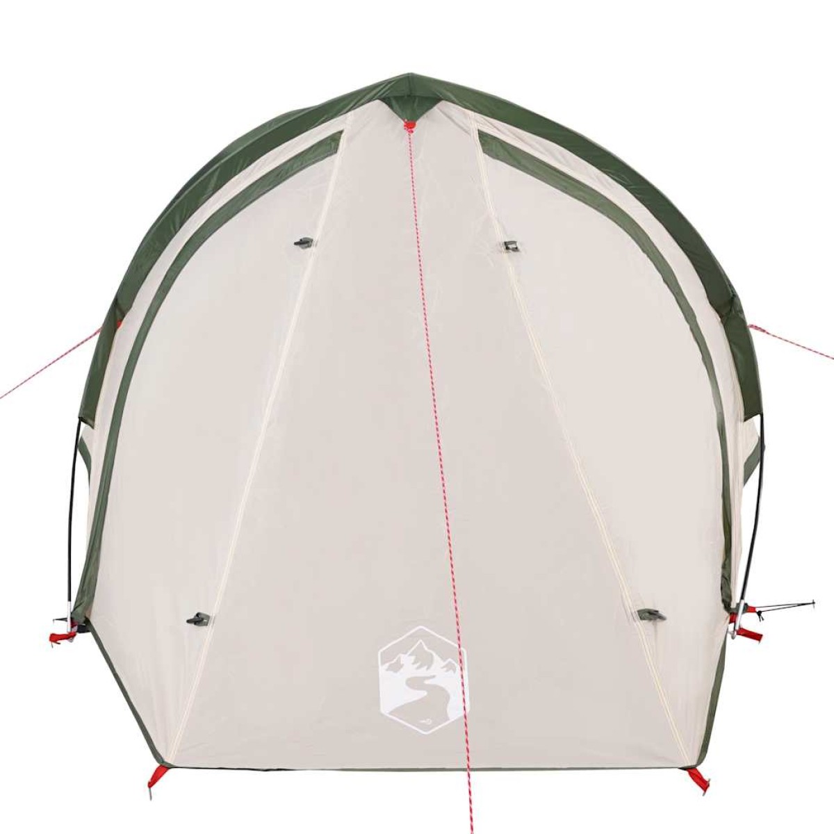 vidaXL Σκηνή Κάμπινγκ 2 Ατόμων Πράσινη 320x140x120 εκ. από Ταφτά 185T