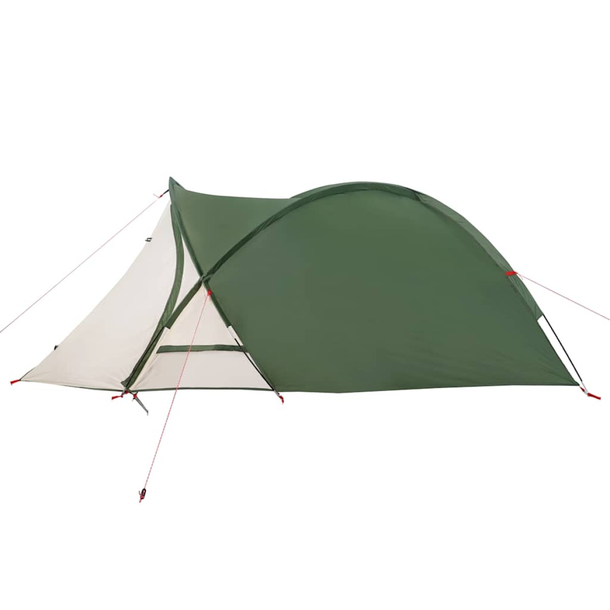 vidaXL Σκηνή Κάμπινγκ 2 Ατόμων Πράσινη 320x140x120 εκ. από Ταφτά 185T