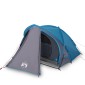 vidaXL Σκηνή Κάμπινγκ 2 Ατόμων Μπλε 320x140x120 εκ. από Ταφτά 185T