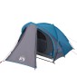 vidaXL Σκηνή Κάμπινγκ 2 Ατόμων Μπλε 320x140x120 εκ. από Ταφτά 185T