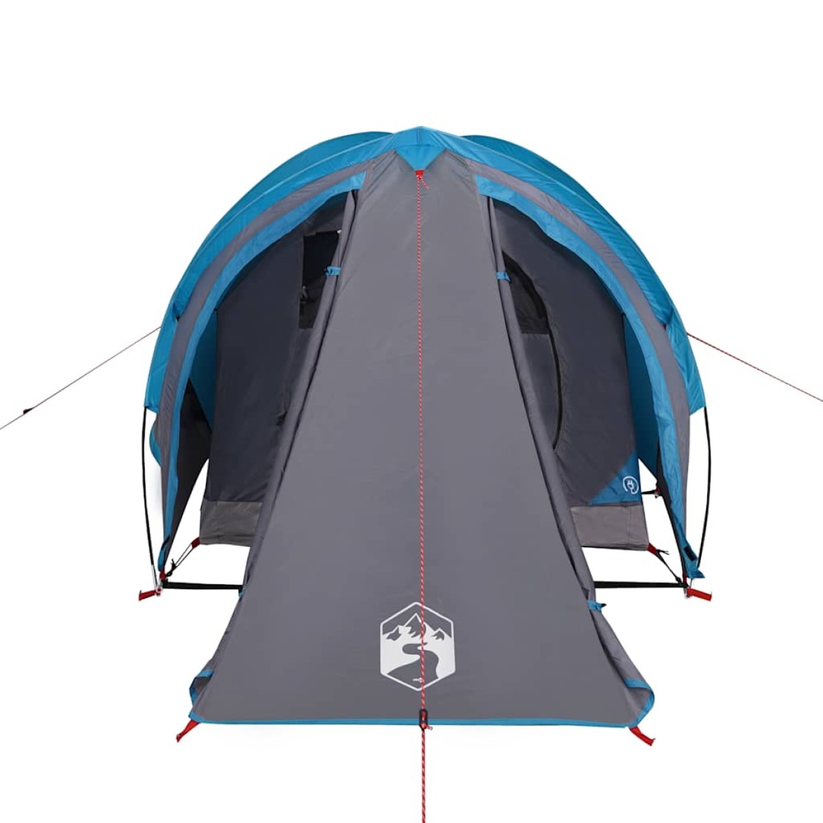 vidaXL Σκηνή Κάμπινγκ 2 Ατόμων Μπλε 320x140x120 εκ. από Ταφτά 185T