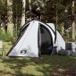 vidaXL Σκηνή Κάμπινγκ 2 Ατόμων Λευκή 320x140x120 εκ. από Ταφτά 185T