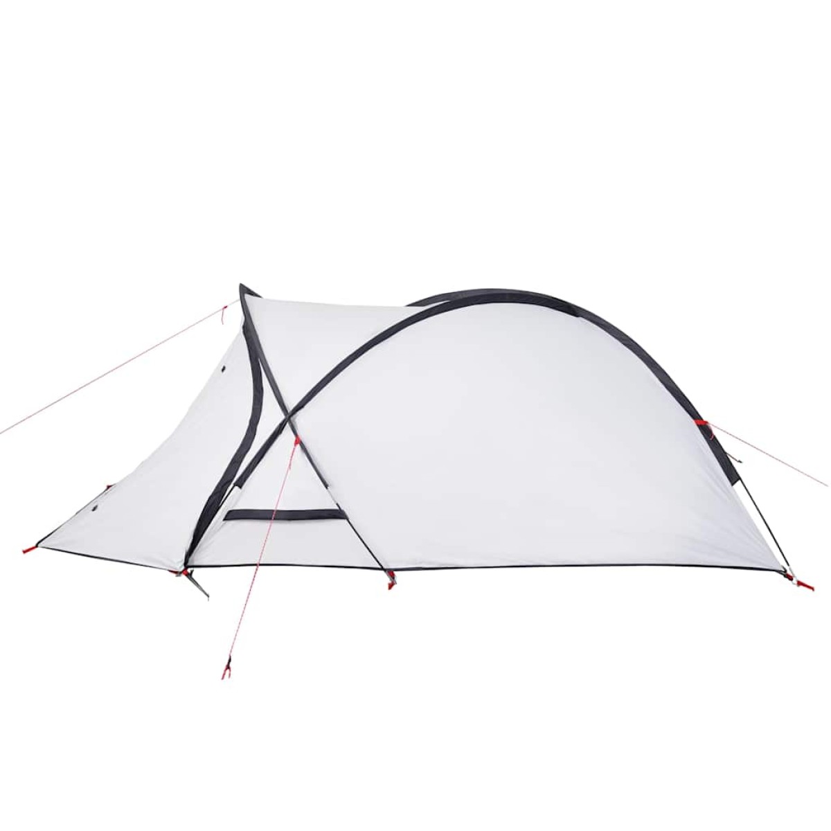 vidaXL Σκηνή Κάμπινγκ 2 Ατόμων Λευκή 320x140x120 εκ. από Ταφτά 185T