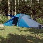 vidaXL Σκηνή Κάμπινγκ 6 Ατόμων Μπλε 576x238x193 εκ. από Ταφτά 185T