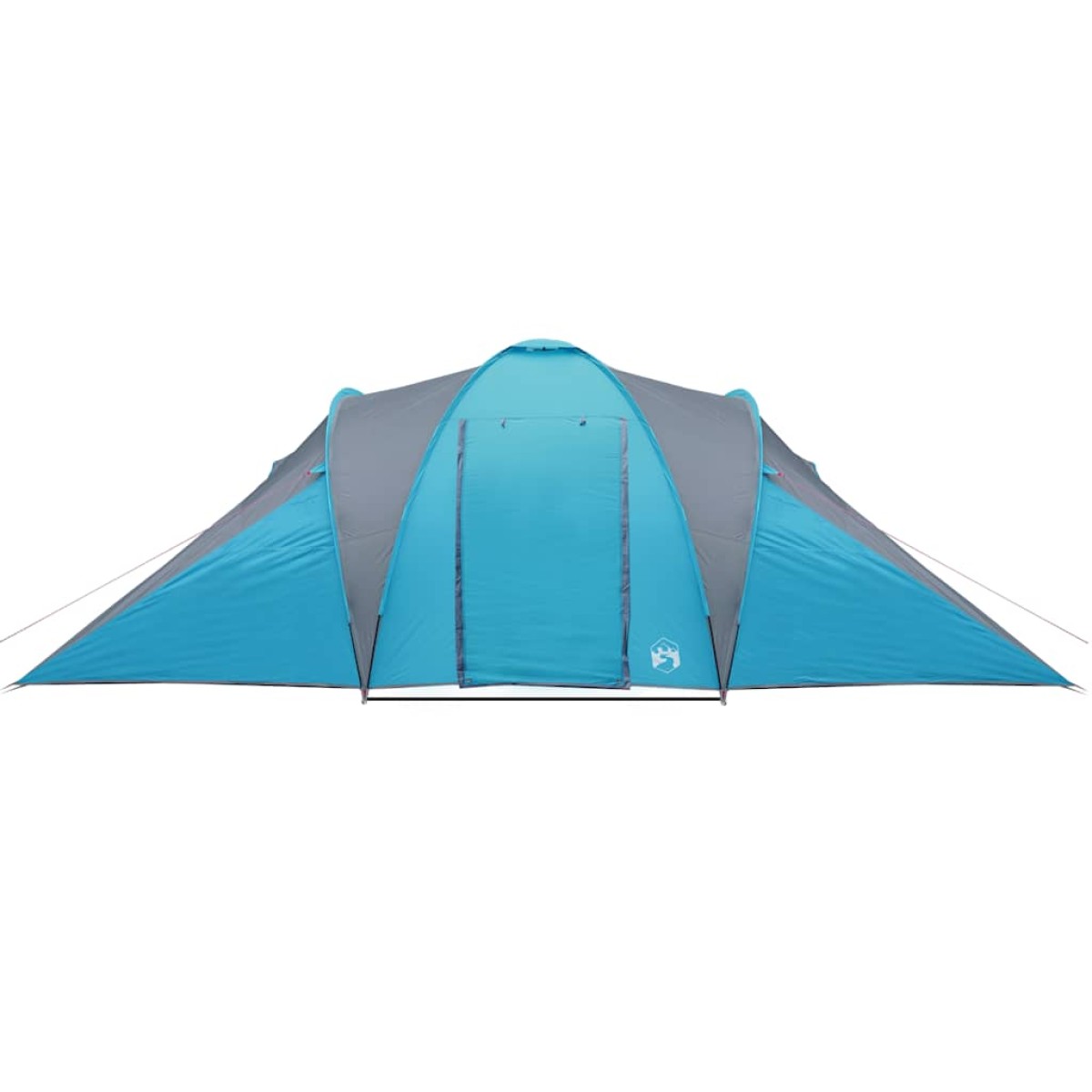 vidaXL Σκηνή Κάμπινγκ 6 Ατόμων Μπλε 576x238x193 εκ. από Ταφτά 185T