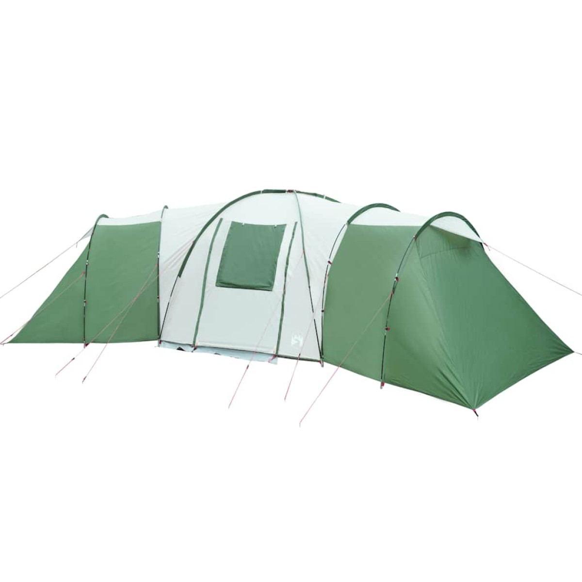 vidaXL Σκηνή Κάμπινγκ 12 Ατόμων Πράσινη 840x720x200 εκ. από Ταφτά 185T