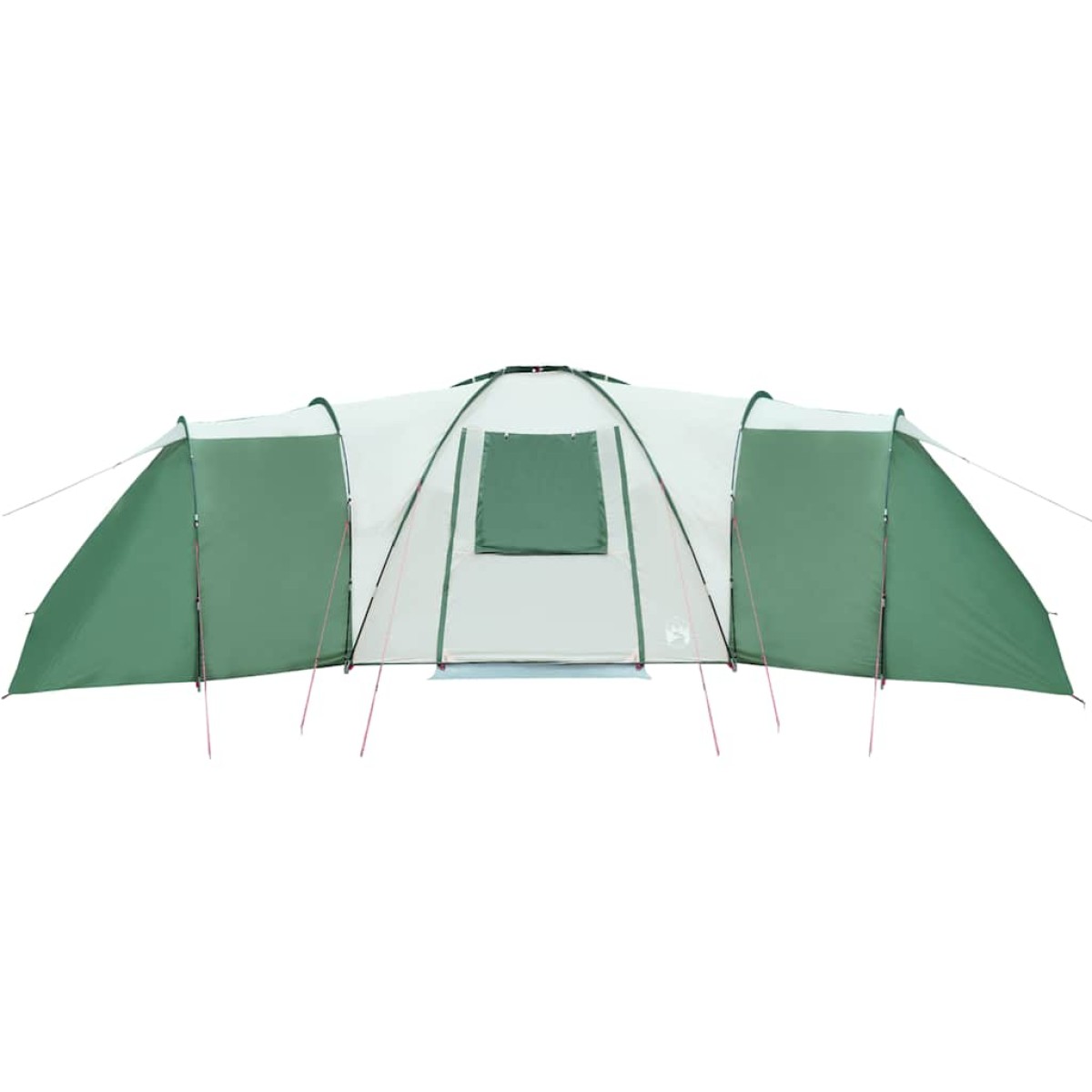 vidaXL Σκηνή Κάμπινγκ 12 Ατόμων Πράσινη 840x720x200 εκ. από Ταφτά 185T