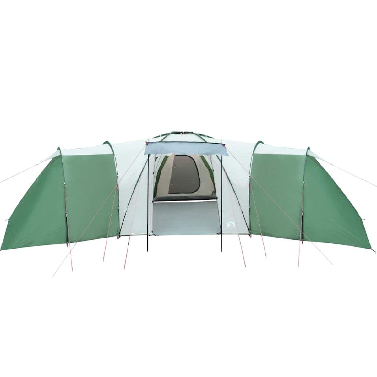 vidaXL Σκηνή Κάμπινγκ 12 Ατόμων Πράσινη 840x720x200 εκ. από Ταφτά 185T