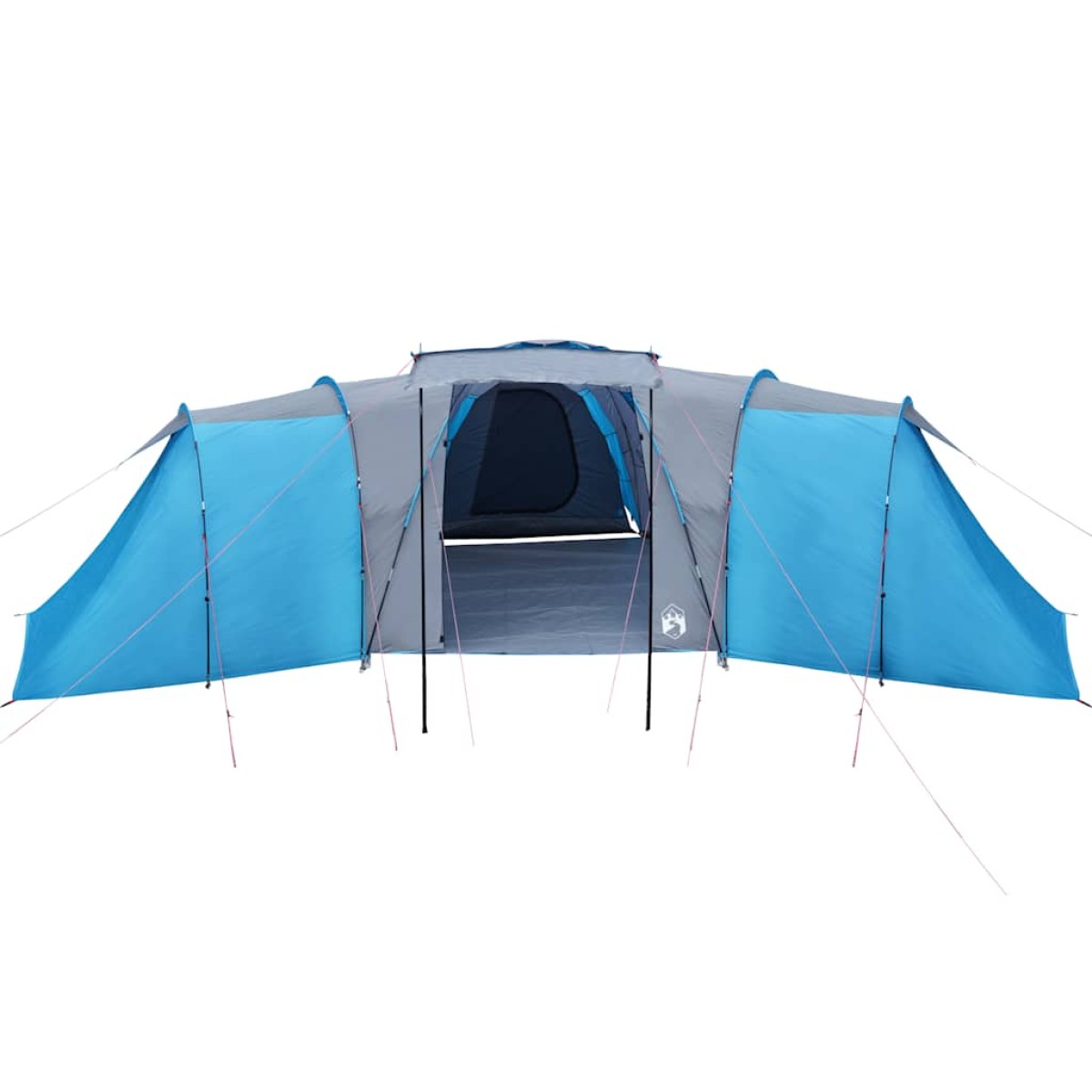 vidaXL Σκηνή Κάμπινγκ 12 Ατόμων Μπλε 840x720x200 εκ. από Ταφτά 185T