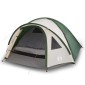 vidaXL Σκηνή Κάμπινγκ 4 Ατόμων Πράσινη 300x250x132 εκ. από Ταφτά 185T