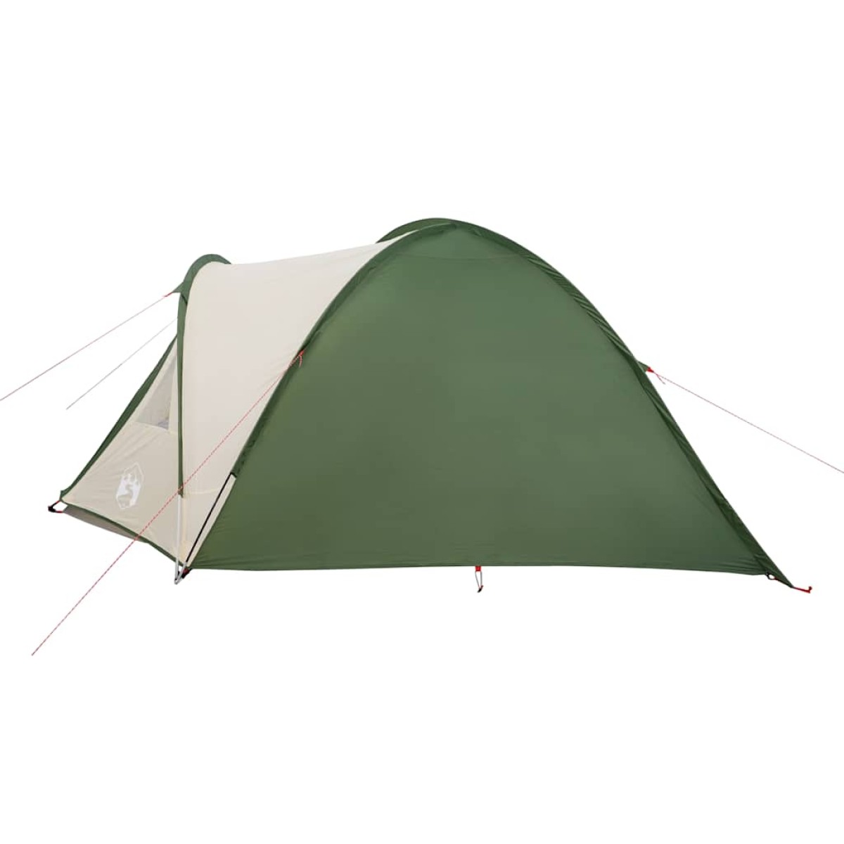 vidaXL Σκηνή Κάμπινγκ 4 Ατόμων Πράσινη 300x250x132 εκ. από Ταφτά 185T