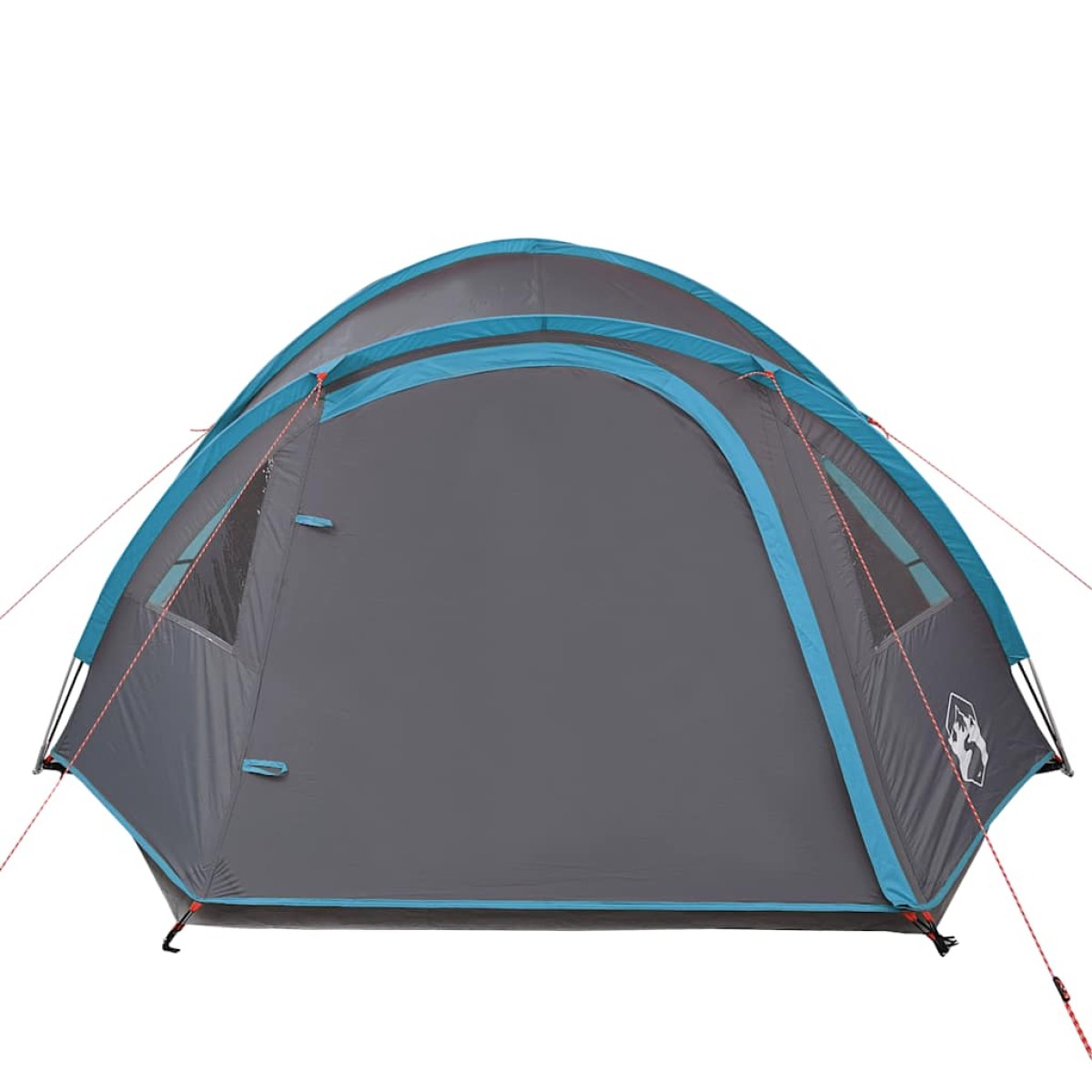 vidaXL Σκηνή Κάμπινγκ 4 Ατόμων Μπλε 300x250x132 εκ. από Ταφτά 185T