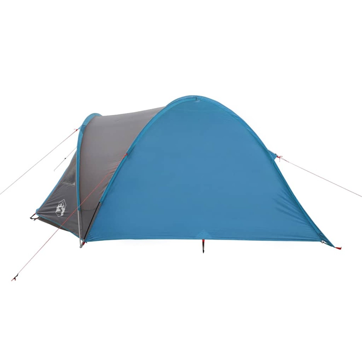 vidaXL Σκηνή Κάμπινγκ 4 Ατόμων Μπλε 300x250x132 εκ. από Ταφτά 185T