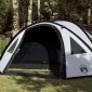 vidaXL Σκηνή Κάμπινγκ 4 Ατόμων Λευκή 300x250x132 εκ. από Ταφτά 185T