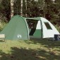 vidaXL Σκηνή Κάμπινγκ 6 Ατόμων Πράσινη 466x342x200 εκ. από Ταφτά 185T