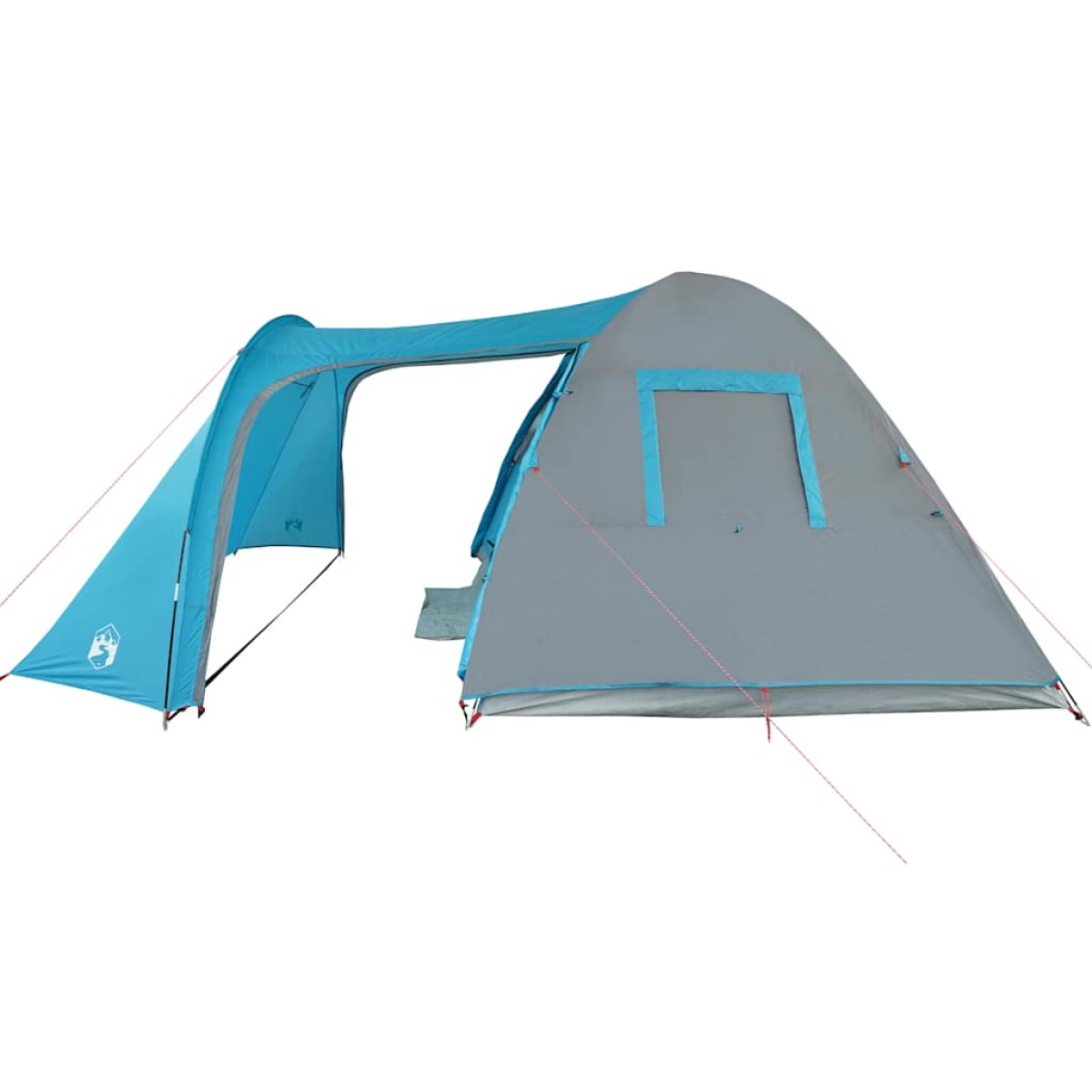 vidaXL Σκηνή Κάμπινγκ 6 Ατόμων Μπλε 466x342x200 εκ. από Ταφτά 185T
