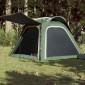 vidaXL Σκηνή Κάμπινγκ 4 Ατόμων Πράσινη 240x221x160 εκ. από Ταφτά 185T