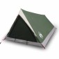 vidaXL Σκηνή Κάμπινγκ 2 Ατόμων Πράσινη 200x120x88/62εκ. από Ταφτά 185T