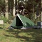 vidaXL Σκηνή Κάμπινγκ 2 Ατόμων Πράσινη 200x120x88/62εκ. από Ταφτά 185T