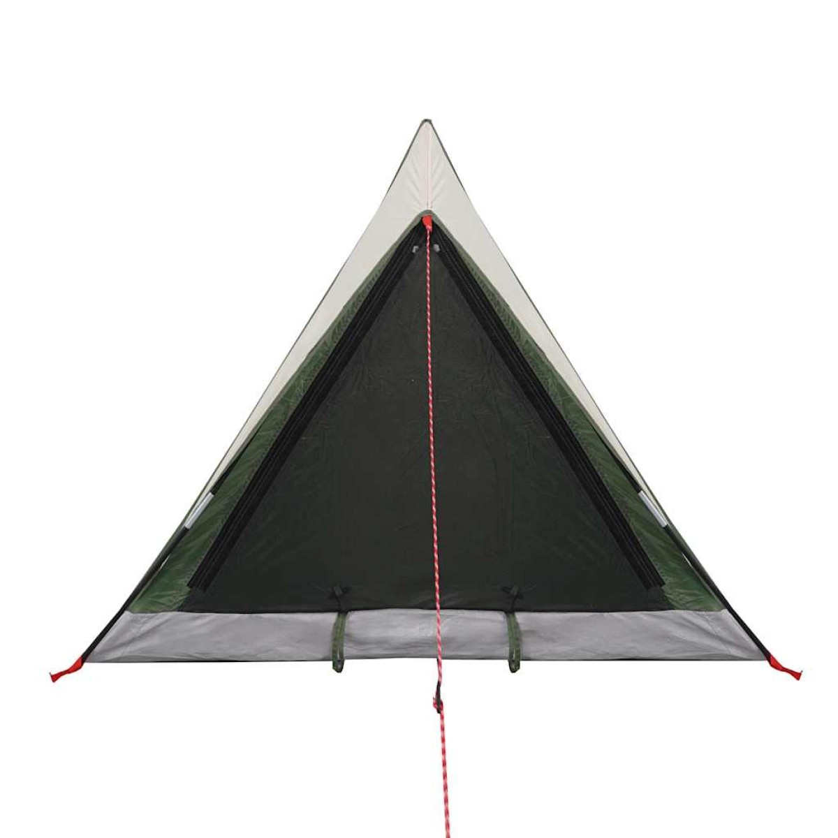 vidaXL Σκηνή Κάμπινγκ 2 Ατόμων Πράσινη 200x120x88/62εκ. από Ταφτά 185T