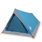 vidaXL Σκηνή Κάμπινγκ 2 Ατόμων Μπλε 200x120x88/62εκ. από Ταφτά 185T