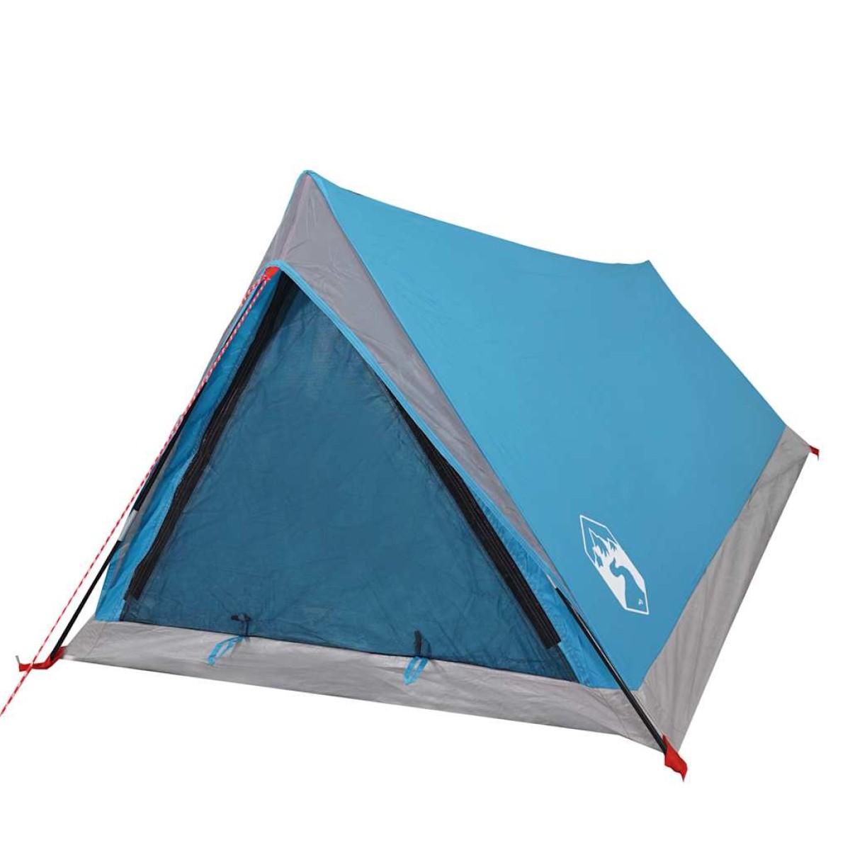 vidaXL Σκηνή Κάμπινγκ 2 Ατόμων Μπλε 200x120x88/62εκ. από Ταφτά 185T