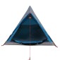 vidaXL Σκηνή Κάμπινγκ 2 Ατόμων Μπλε 200x120x88/62εκ. από Ταφτά 185T