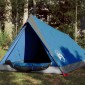 vidaXL Σκηνή Κάμπινγκ 2 Ατόμων Μπλε 200x120x88/62εκ. από Ταφτά 185T