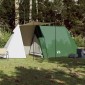 vidaXL Σκηνή Κάμπινγκ 3 Ατόμων Πράσινη 465x220x170 εκ. από Ταφτά 185T