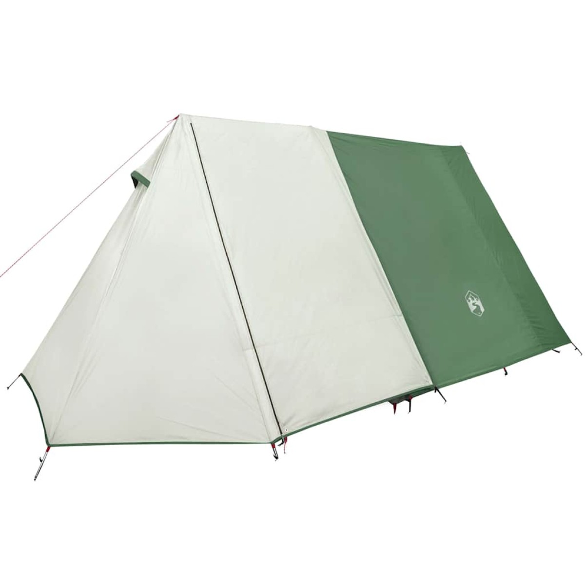 vidaXL Σκηνή Κάμπινγκ 3 Ατόμων Πράσινη 465x220x170 εκ. από Ταφτά 185T