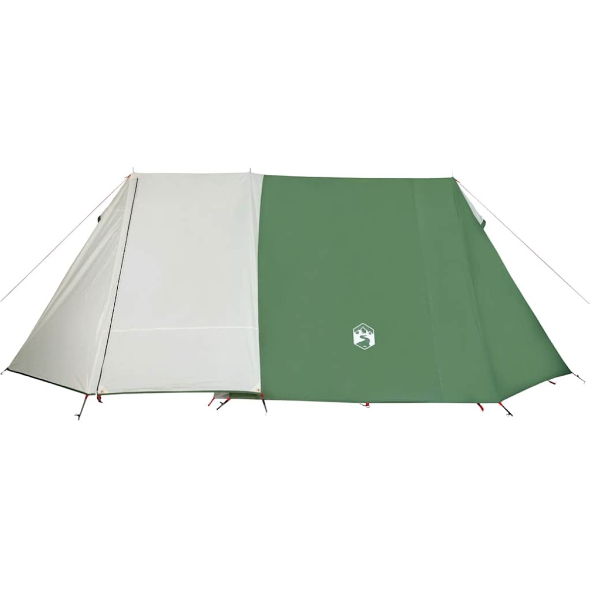vidaXL Σκηνή Κάμπινγκ 3 Ατόμων Πράσινη 465x220x170 εκ. από Ταφτά 185T