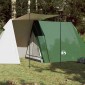 vidaXL Σκηνή Κάμπινγκ 3 Ατόμων Πράσινη 465x220x170 εκ. από Ταφτά 185T
