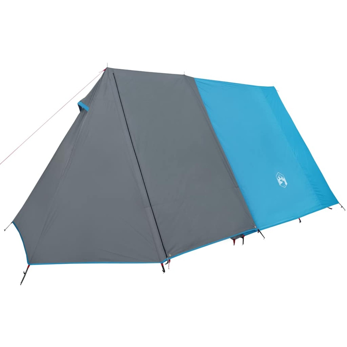 vidaXL Σκηνή Κάμπινγκ 3 Ατόμων Μπλε 465x220x170 εκ. από Ταφτά 185T