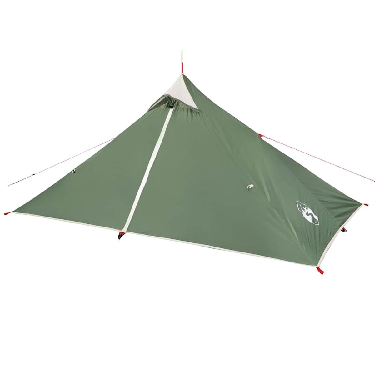 vidaXL Σκηνή Κάμπινγκ 1 Ατόμου Πράσινη 255x153x130 εκ. από Ταφτά 185T