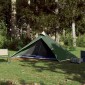 vidaXL Σκηνή Κάμπινγκ 1 Ατόμου Πράσινη 255x153x130 εκ. από Ταφτά 185T