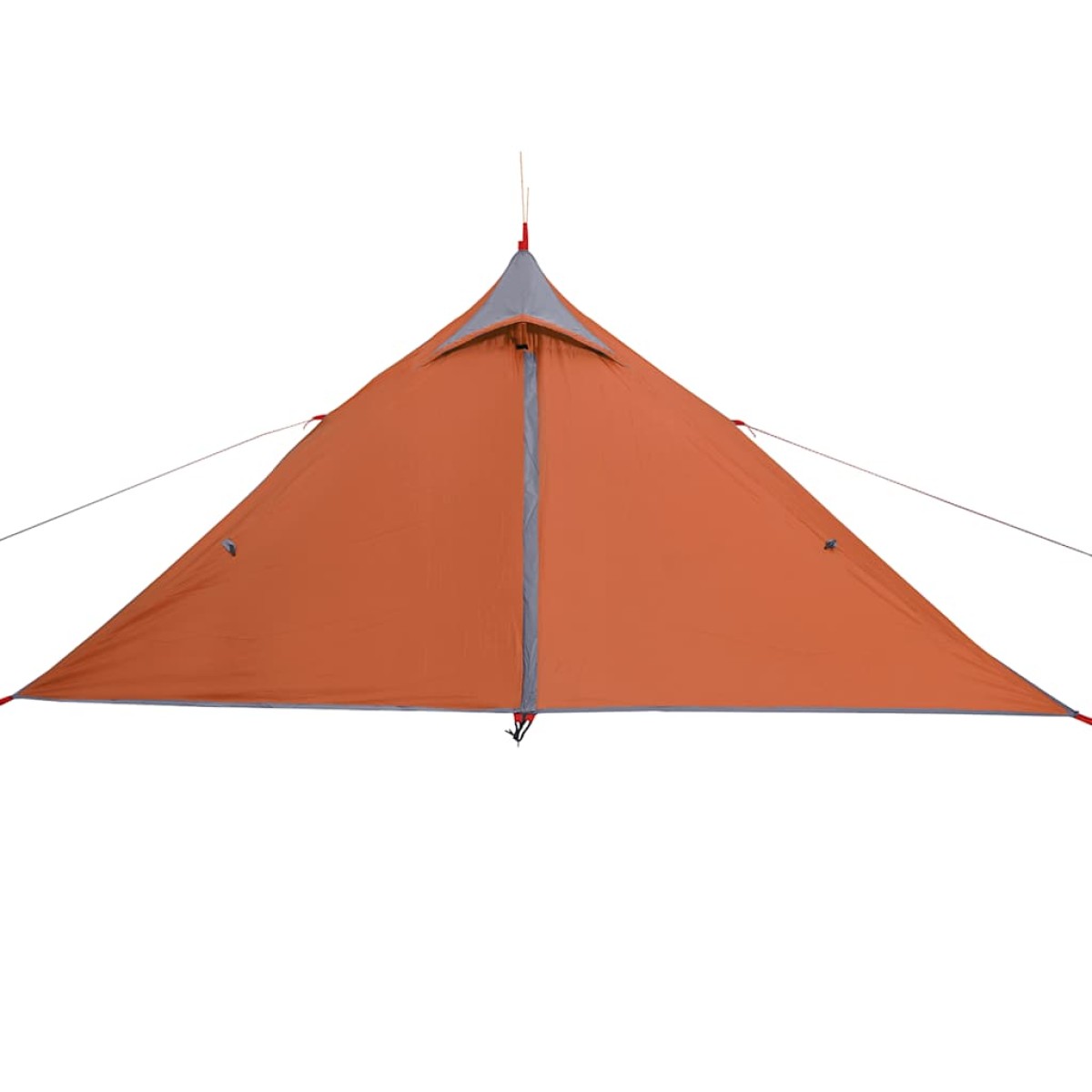 vidaXL Σκηνή Κάμπινγκ 1 Ατ. Γκρι/Πορτοκαλί 255x153x130 εκ. Ταφτάς 185T