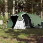 vidaXL Σκηνή Κάμπινγκ 4 Ατόμων Πράσινη 360x140x105 εκ. από Ταφτά 185T