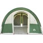vidaXL Σκηνή Κάμπινγκ 4 Ατόμων Πράσινη 483x340x193 εκ. από Ταφτά 185T